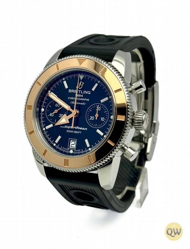 Breitling SuperOcean Heritage Chrono Gold Bezel 