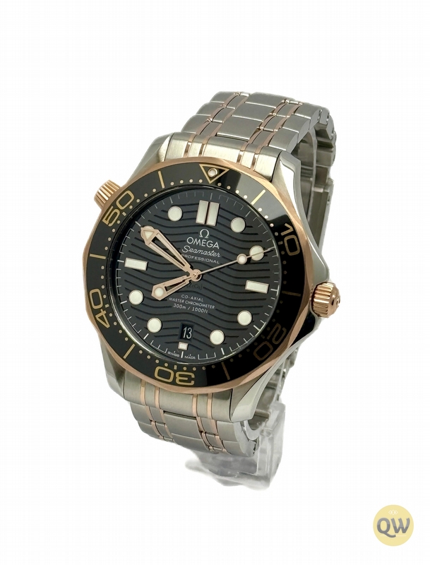 Omega Seamaster Diver 300M Co-Axial Master Chronometer Steel & Sedna Gold