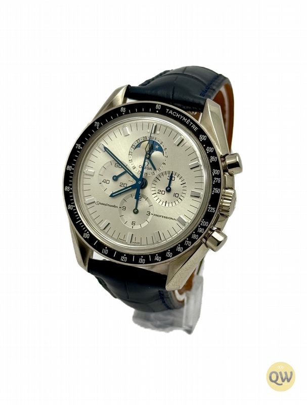 Omega Speedmaster Moonphase 18k White Gold