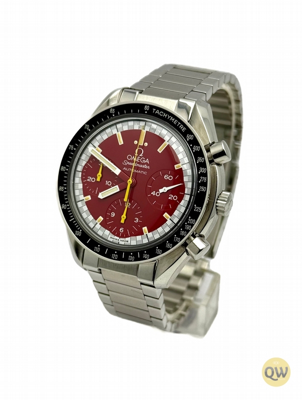 Omega Speedmaster Reduced Red Dial Schumacher