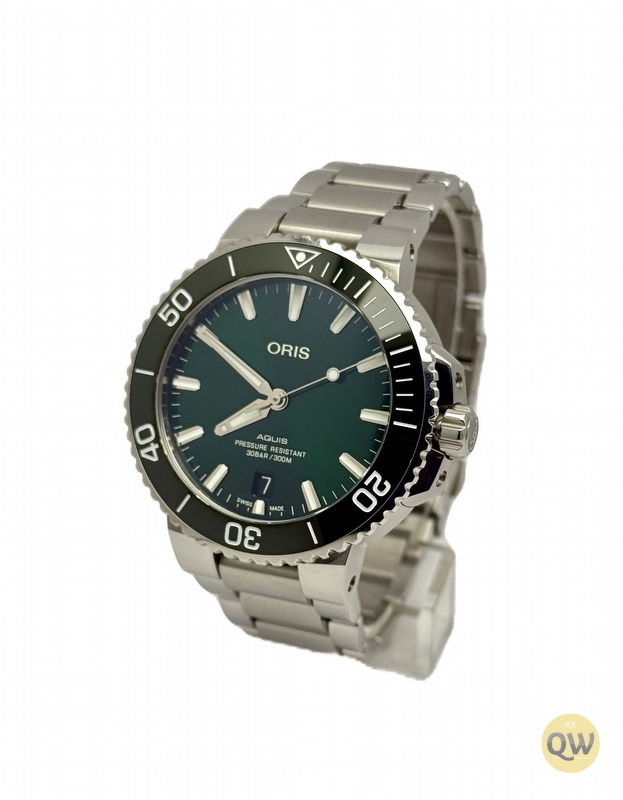 Oris Aquis Date Green