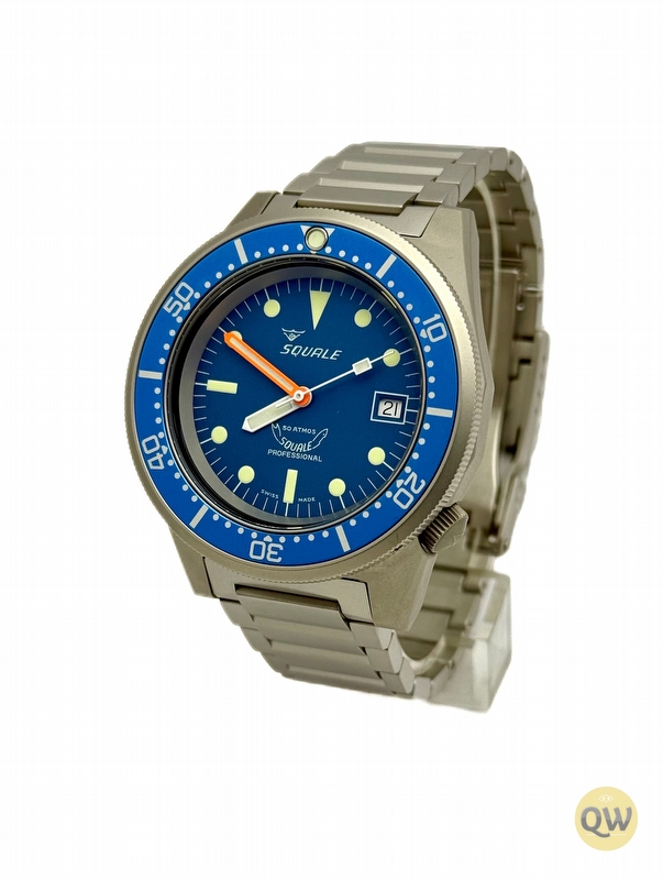 Squale 1521 Blue Blasted Bracelet