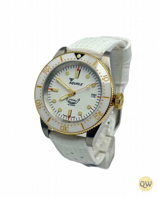 Squale 1545 White Rubber 