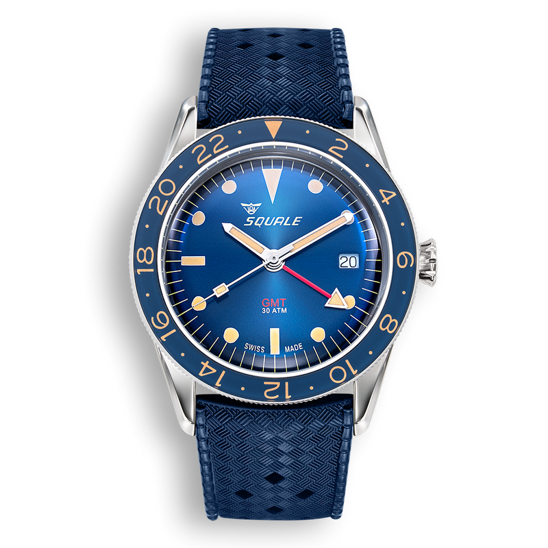 Squale Sub 39 GMT Vintage Blue