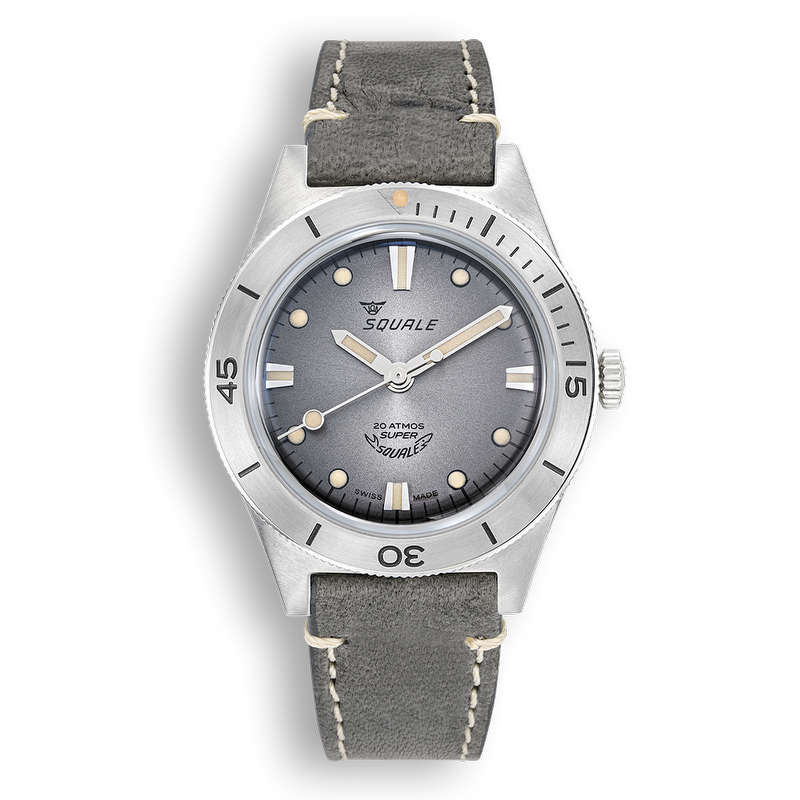 Super Squale Sunray Grey Leather