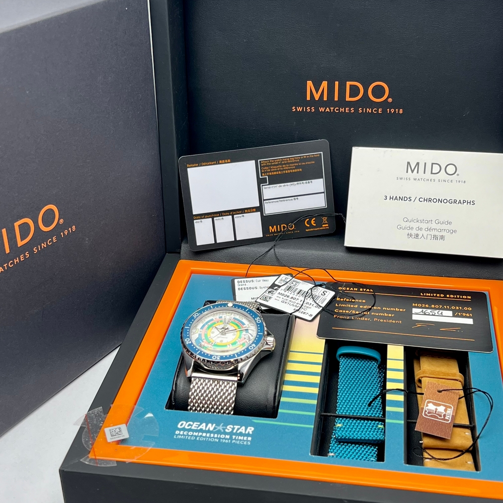  Mido Ocean Star Decompression Timer 1961 Limited Edition
