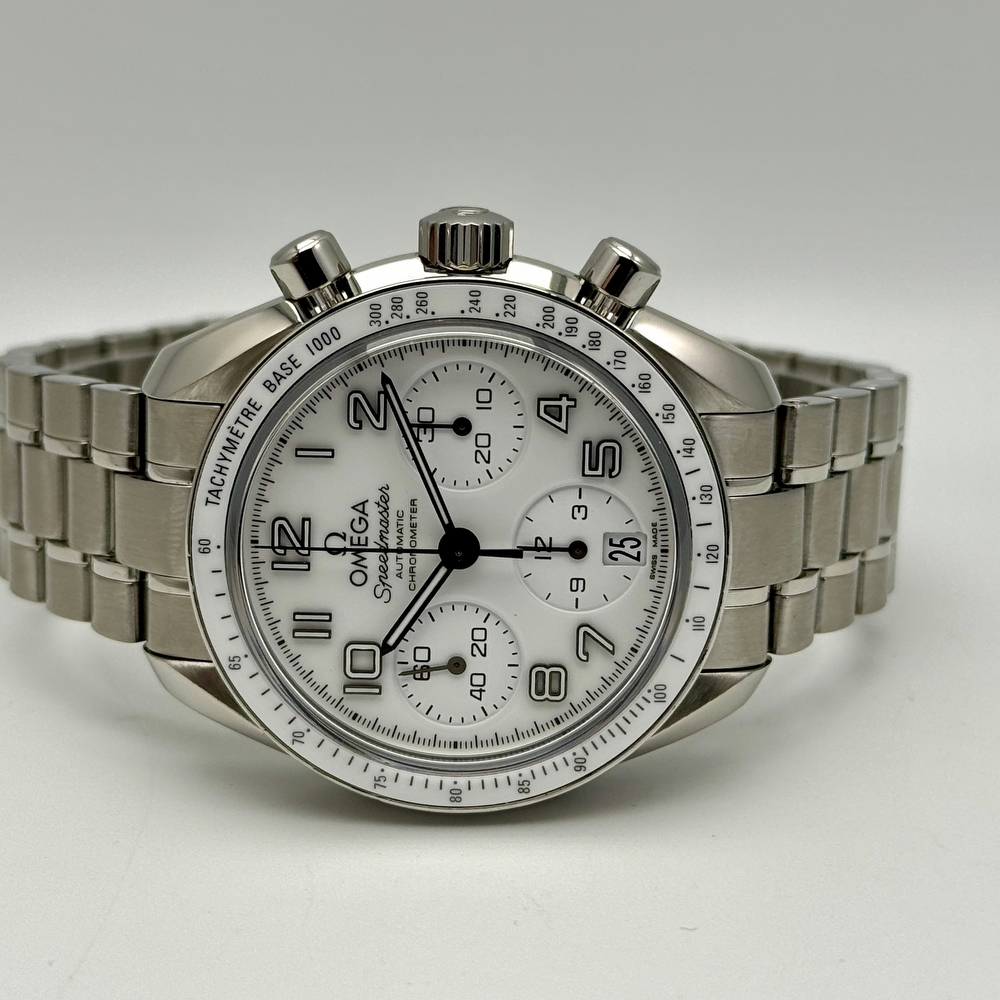  Omega Speedmaster Date 38 White 