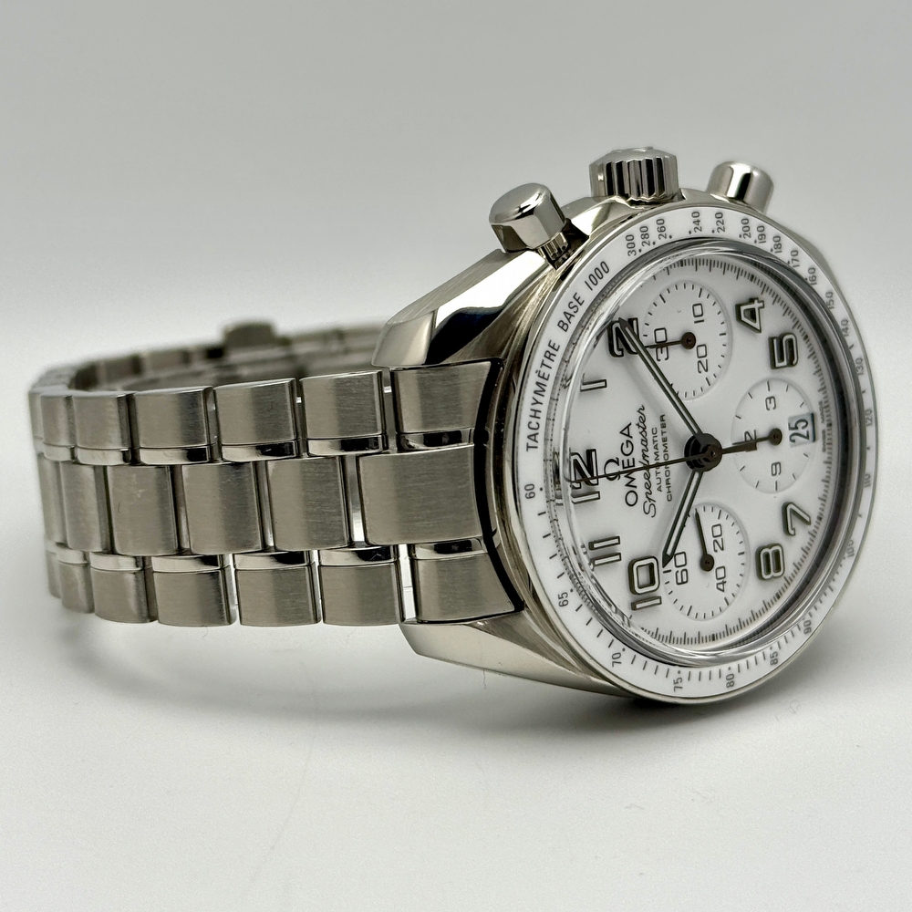  Omega Speedmaster Date 38 White 