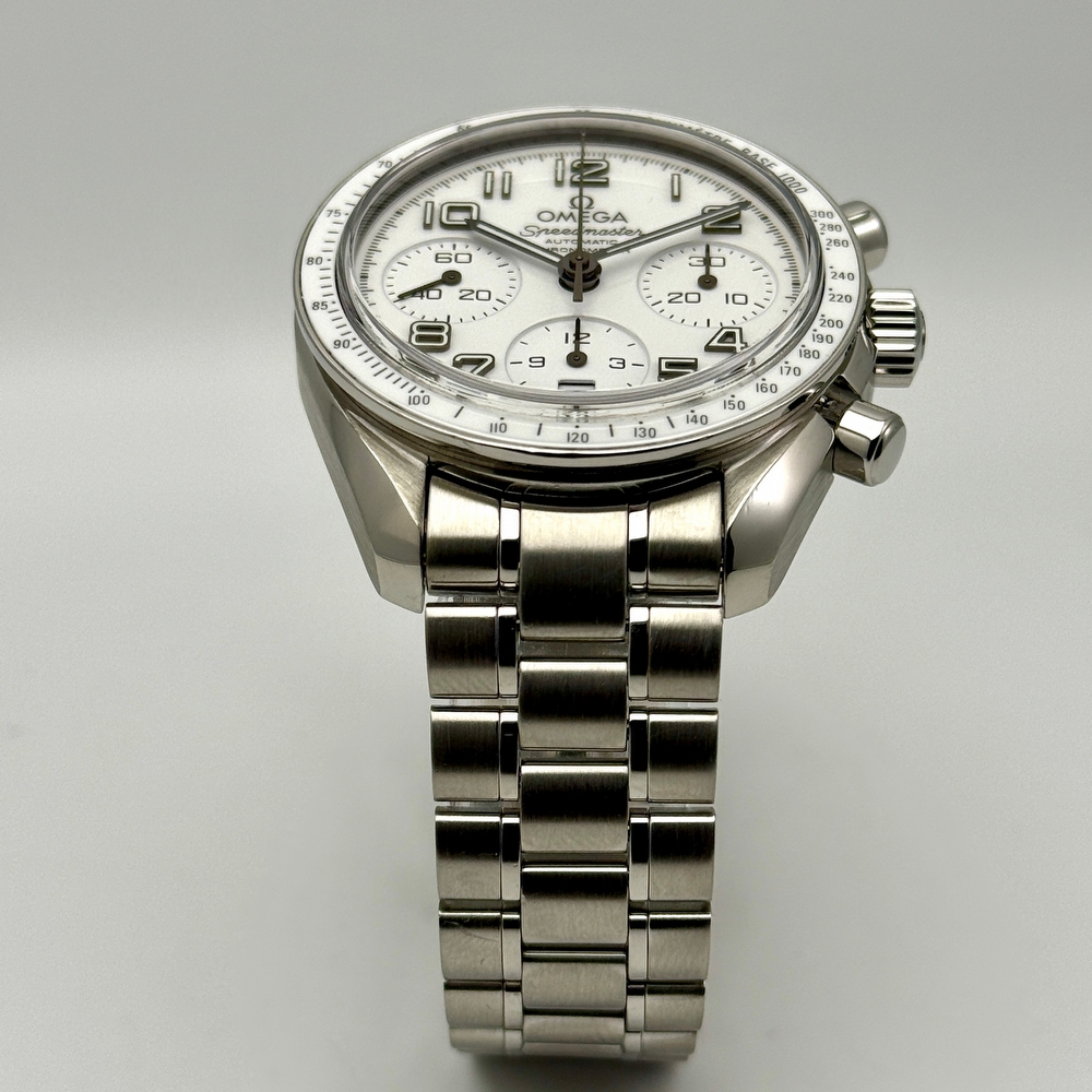  Omega Speedmaster Date 38 White 