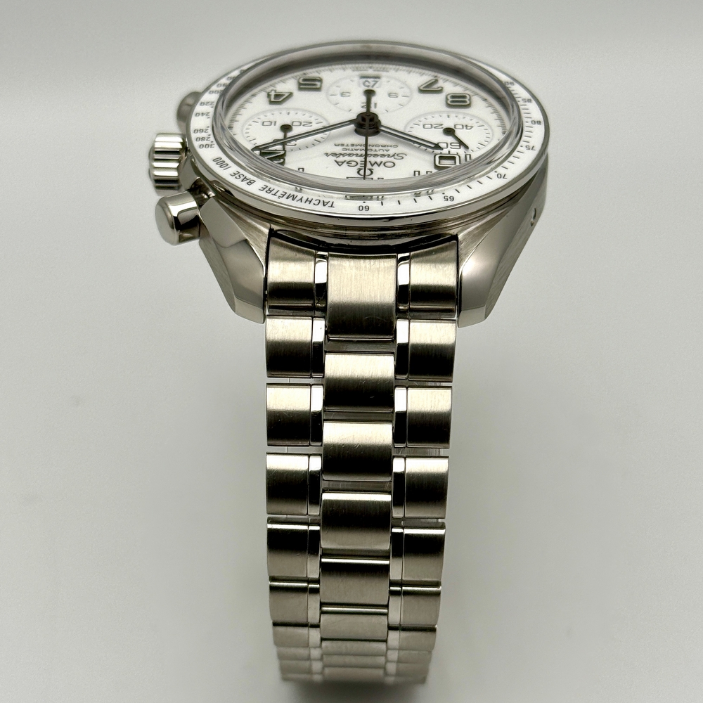  Omega Speedmaster Date 38 White 