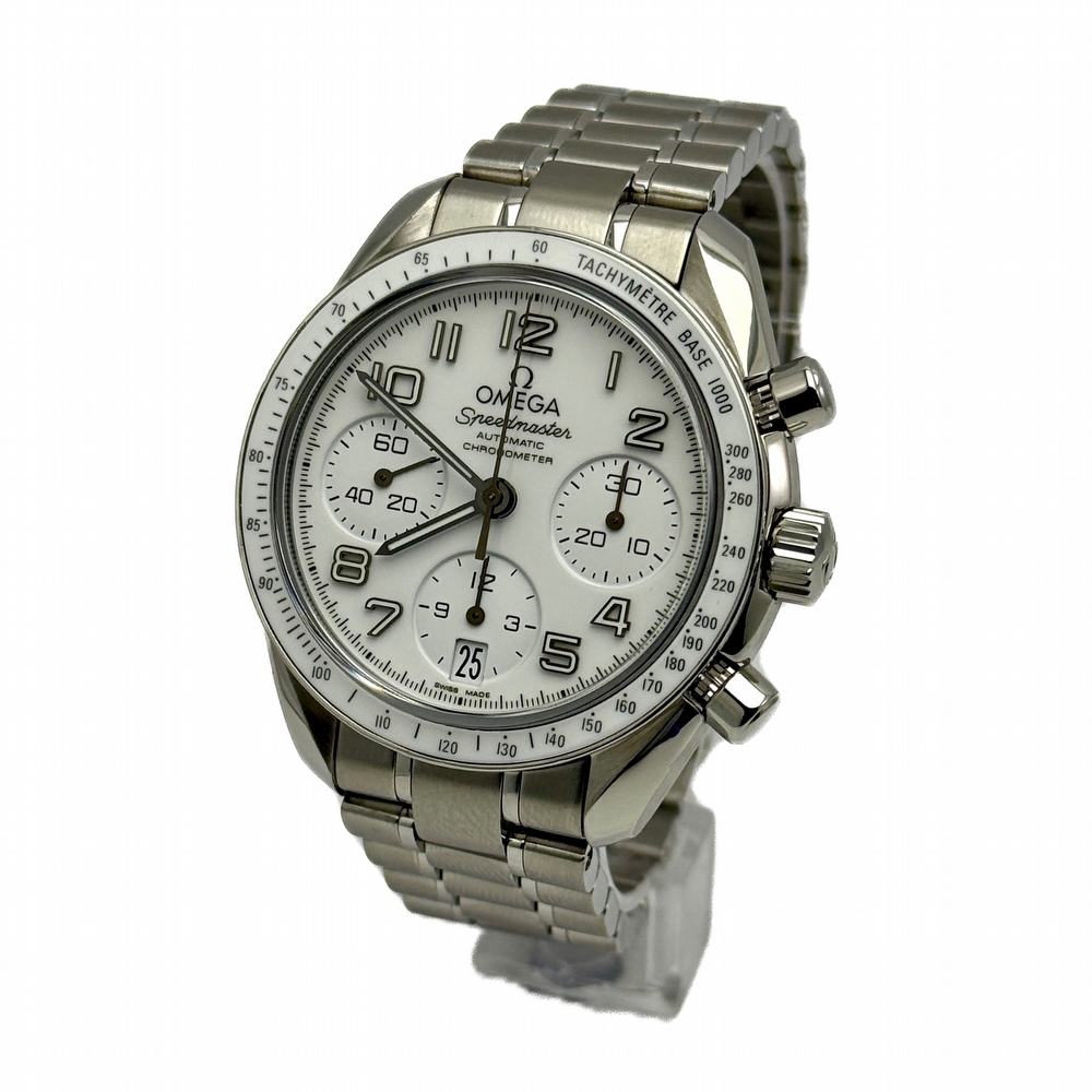  Omega Speedmaster Date 38 White 