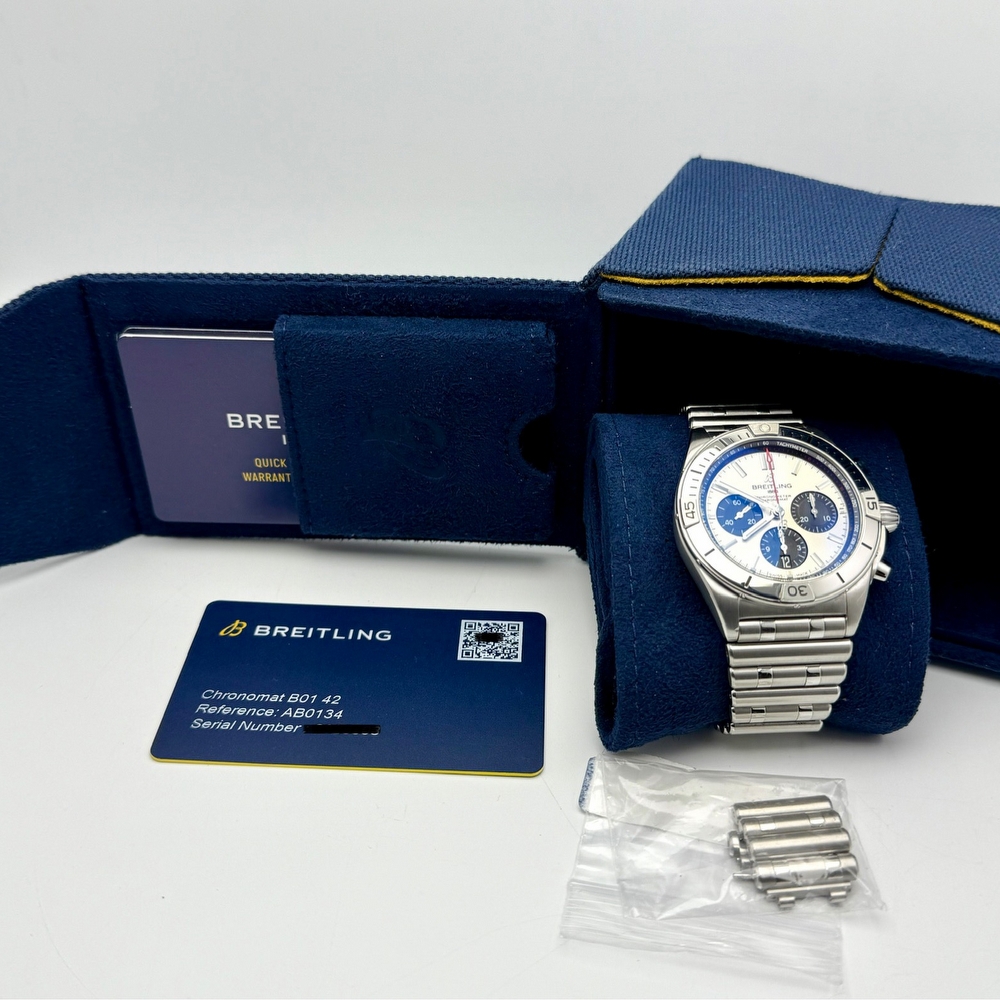 Breitling Chronomat B01 Silver 