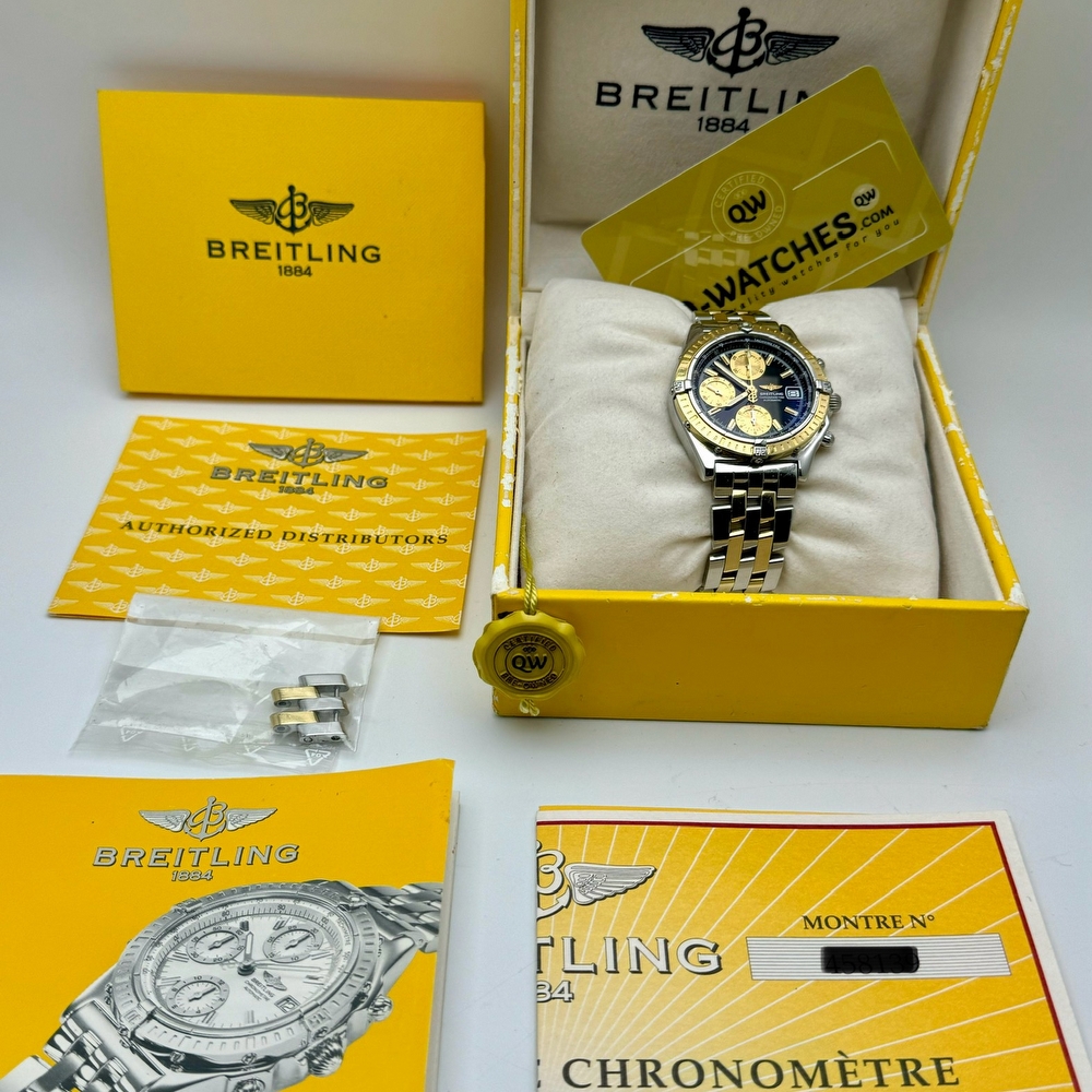 Breitling Chronomat Steel and Gold 