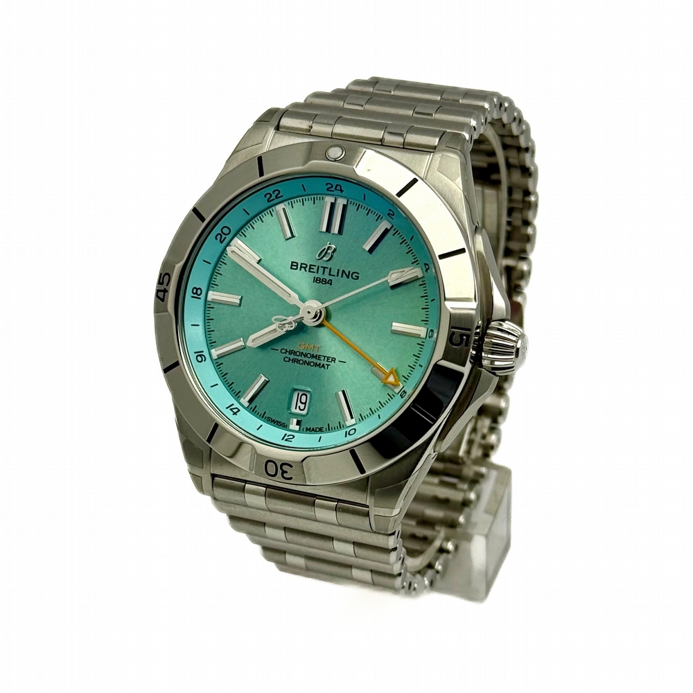 Breitling Chronomat Turquoise GMT 40