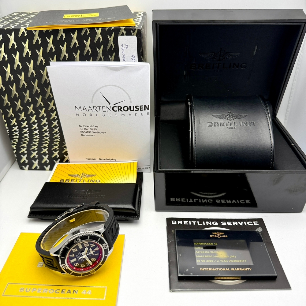 Breitling SuperOcean 42 Automatic Abyss Red