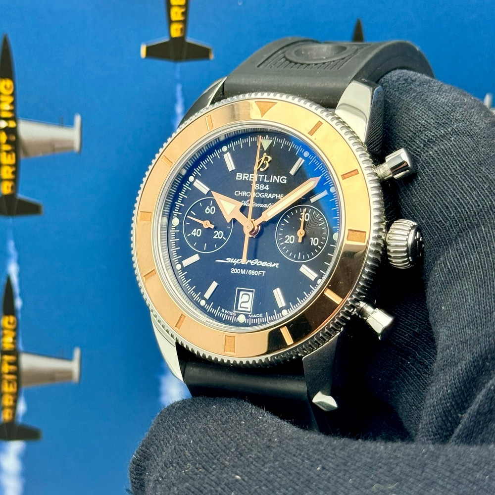 Breitling superocean 44 gold bezel online