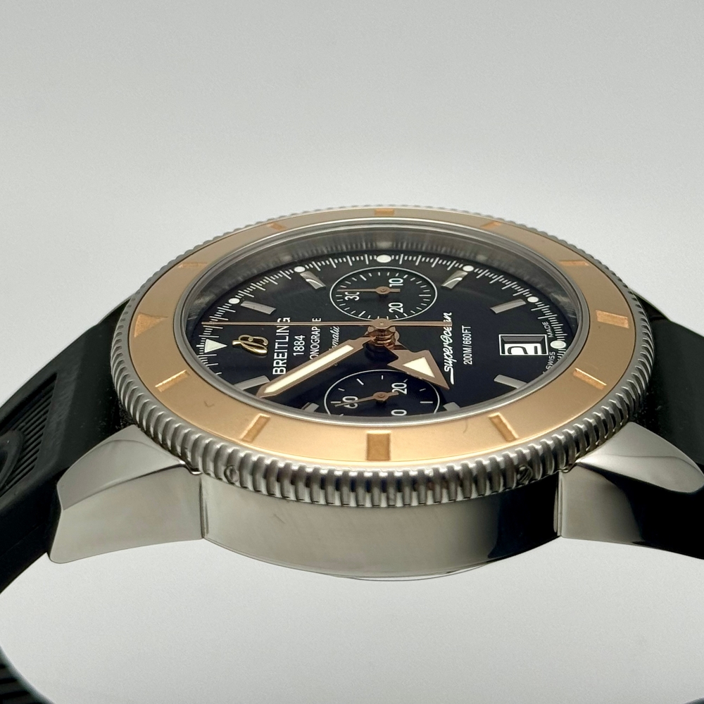Breitling SuperOcean Heritage Chrono Gold Bezel