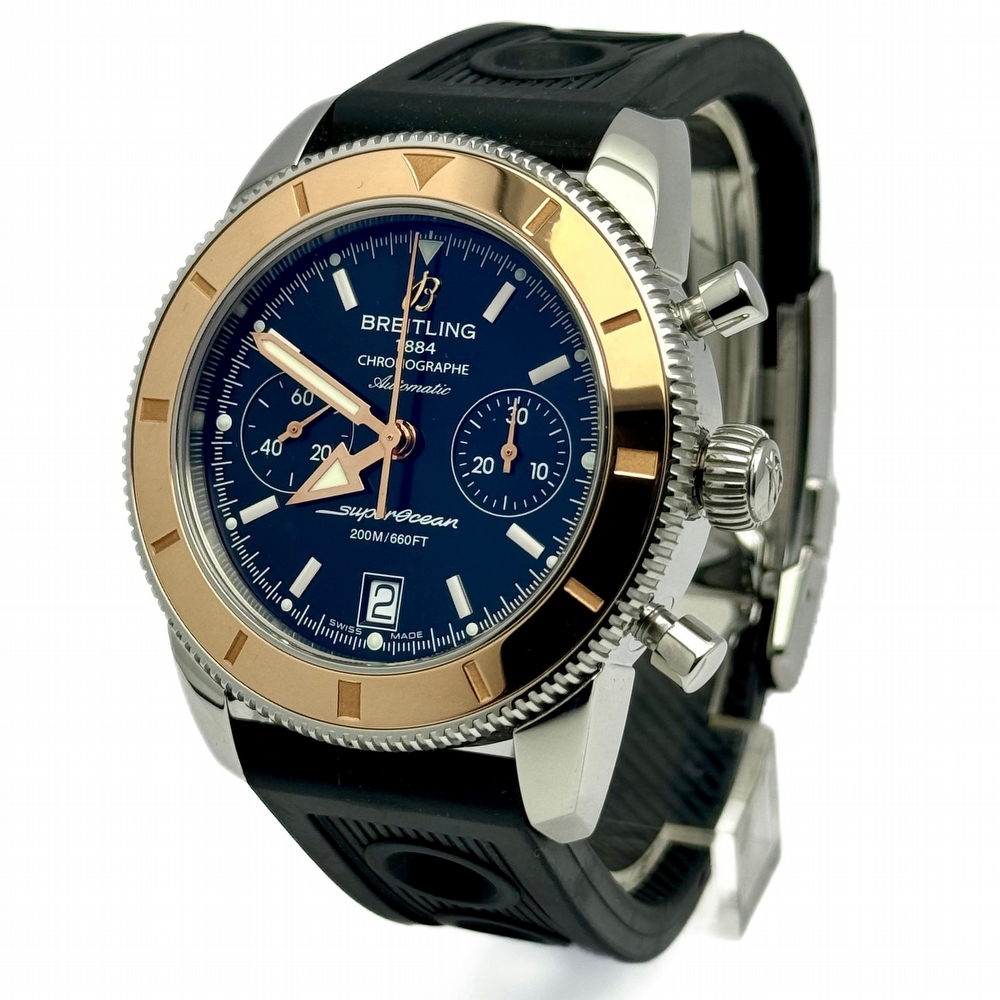 Breitling SuperOcean Heritage Chrono Gold Bezel
