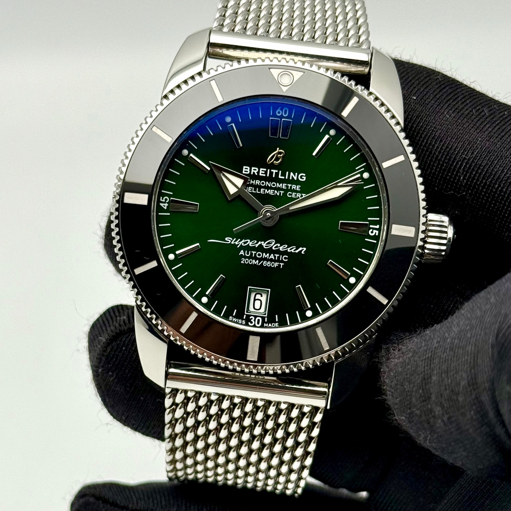 BREITLING SUPEROCEAN HERITAGE II 42 GREEN