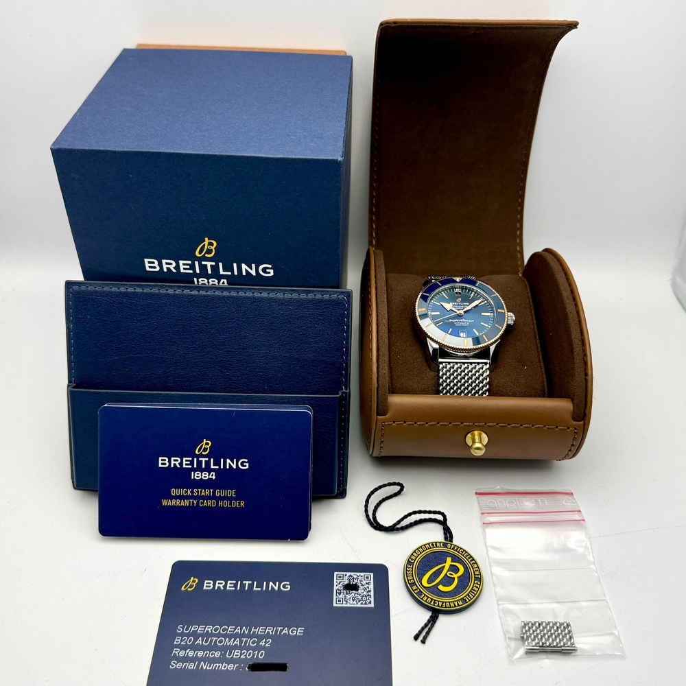 Breitling SuperOcean Heritage II Gold and Steel 