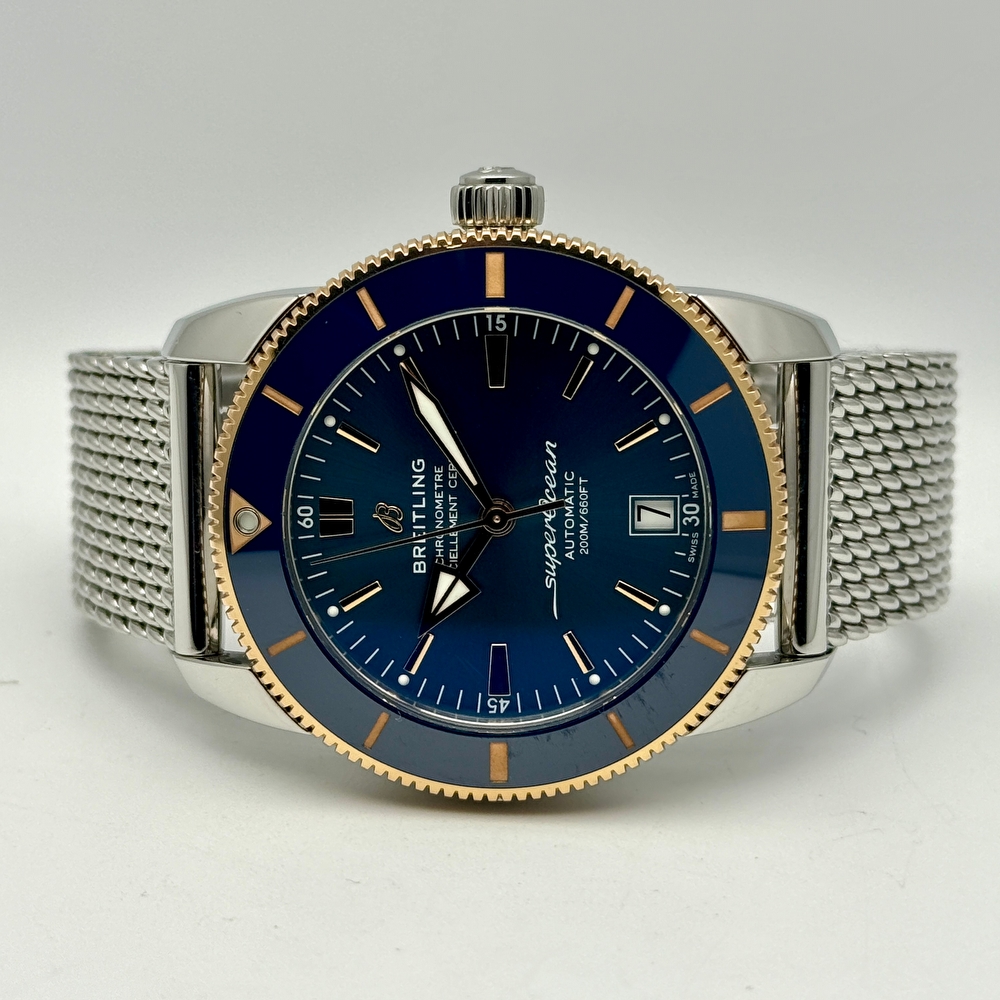 Breitling SuperOcean Heritage II Gold and Steel 