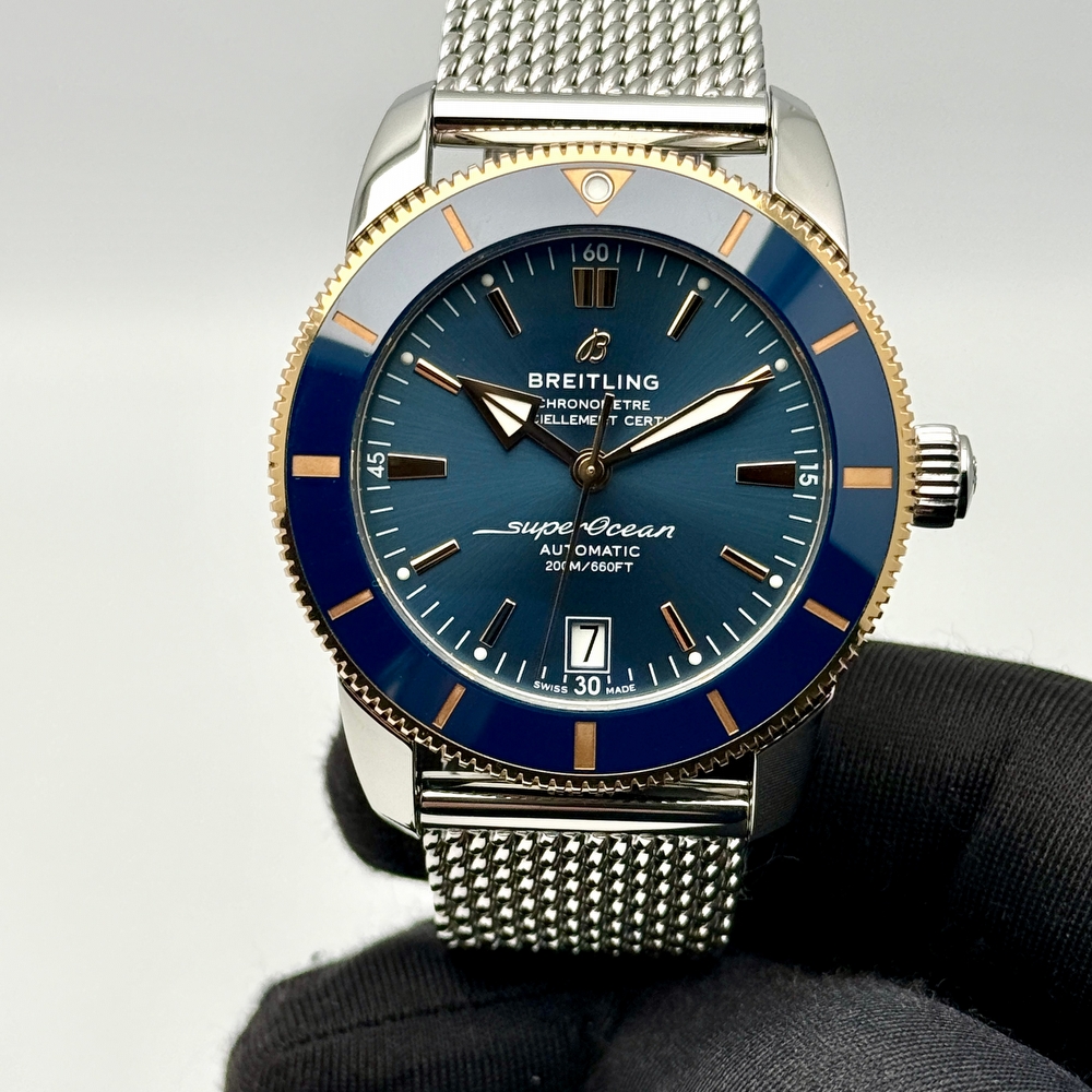 Breitling SuperOcean Heritage II Gold and Steel 