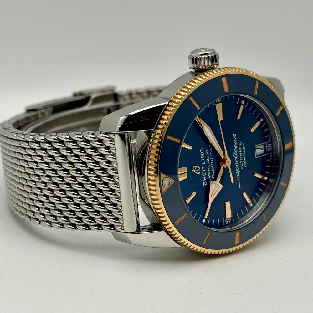 Breitling SuperOcean Heritage II Gold and Steel 