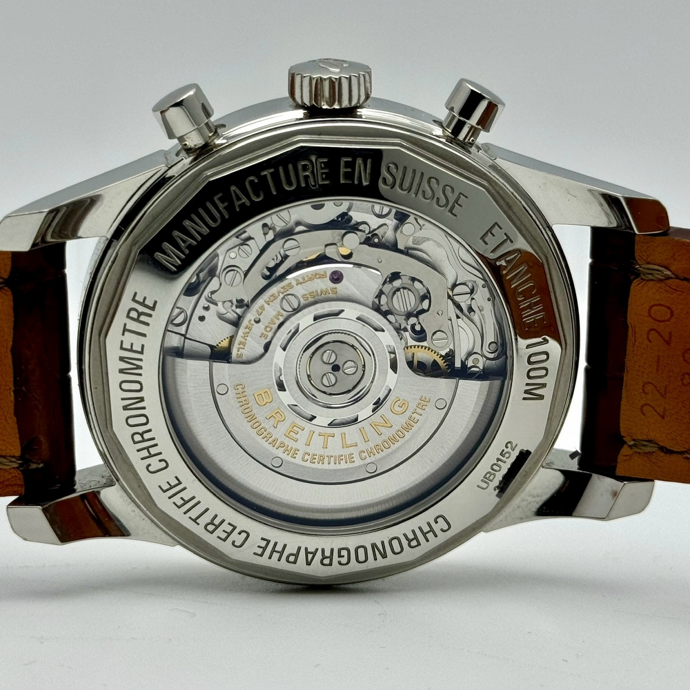 Breitling Transocean Chronograph Rose Gold Steel 