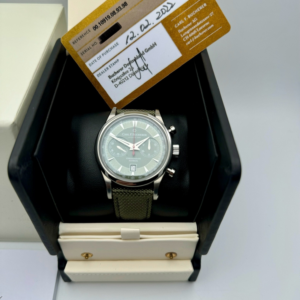 Carl F. Bucherer Manero Flyback Green