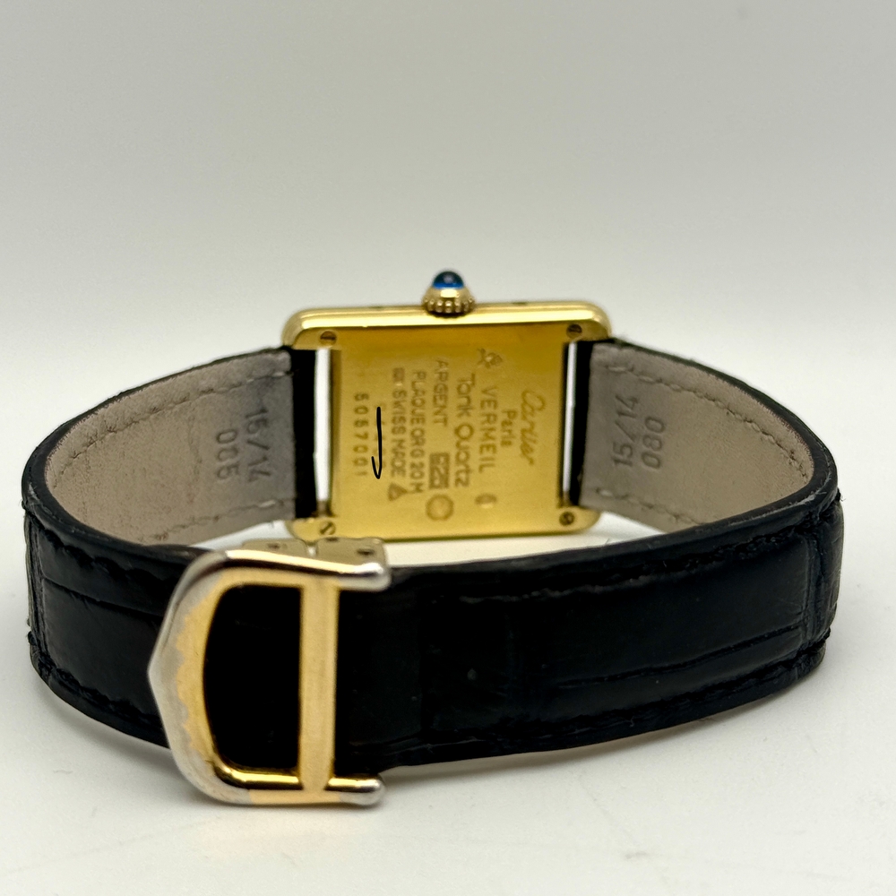Cartier Must de Cartier Tank Vermeil