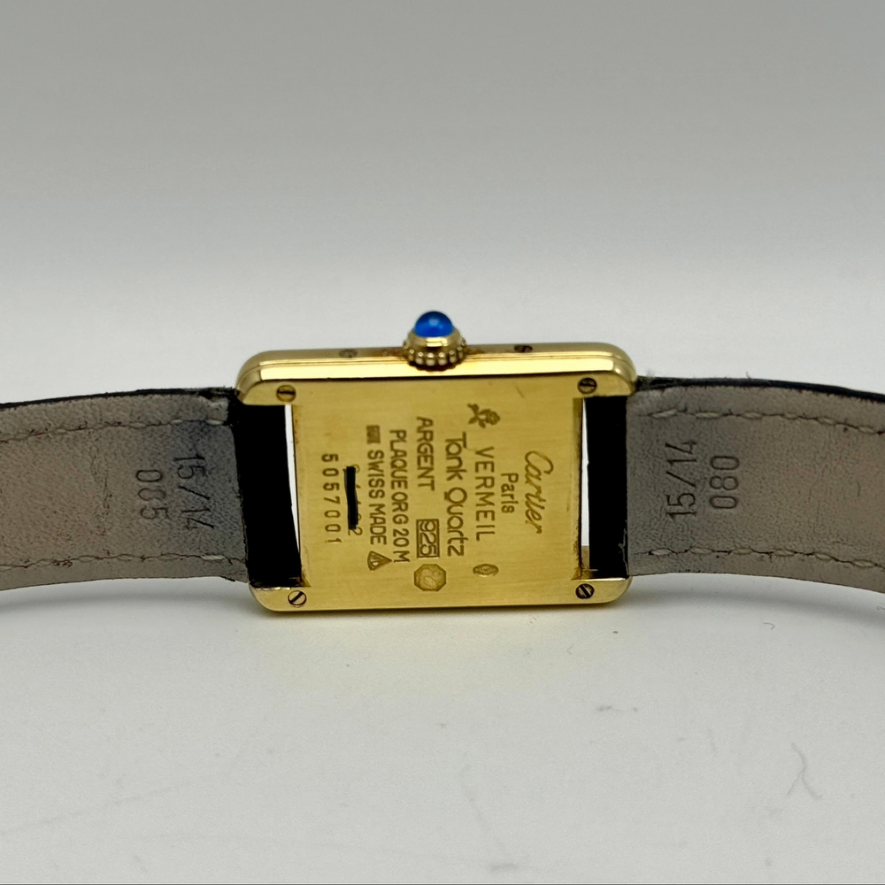 Cartier Must de Cartier Tank Vermeil