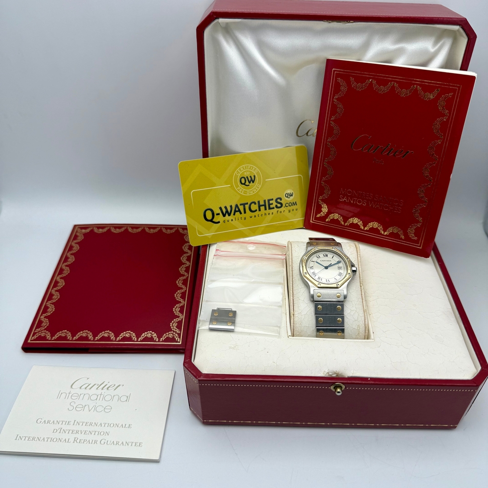 Cartier Santos Octagon Ronde Steel Gold