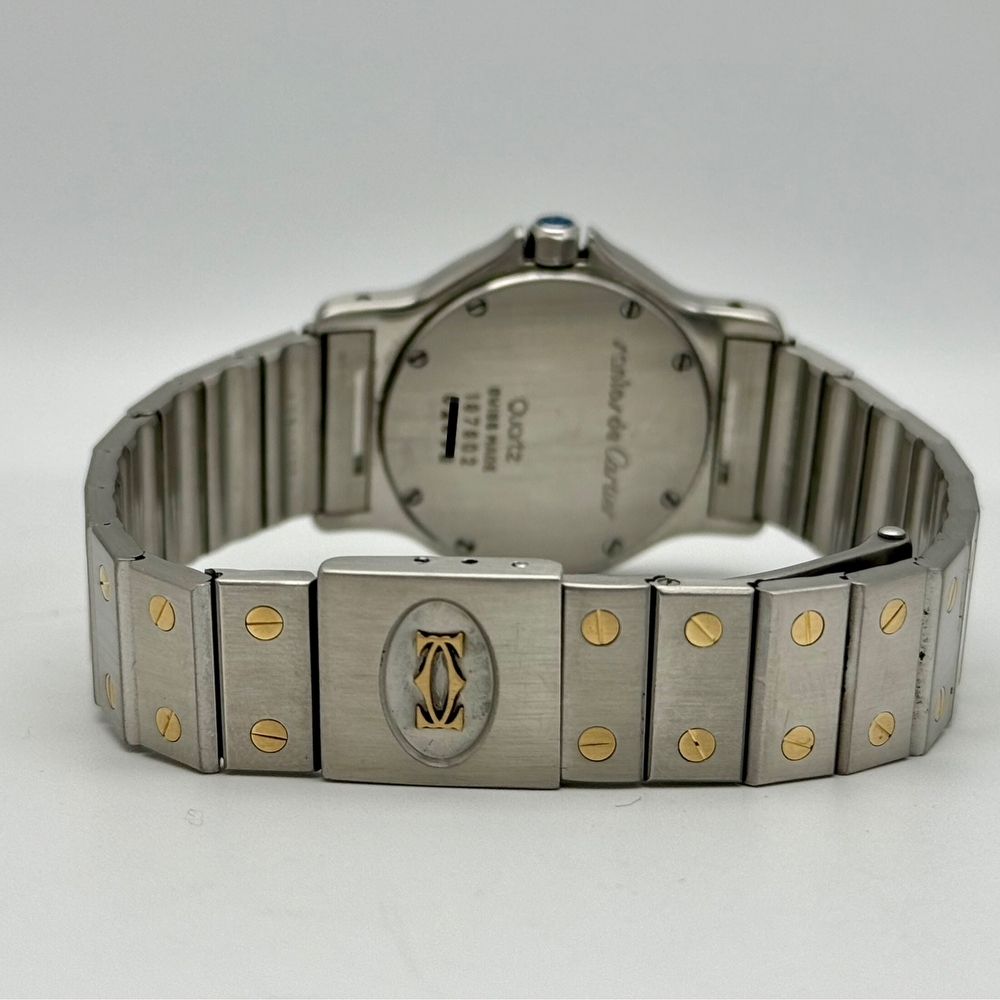 Cartier Santos Octagon Ronde Steel Gold