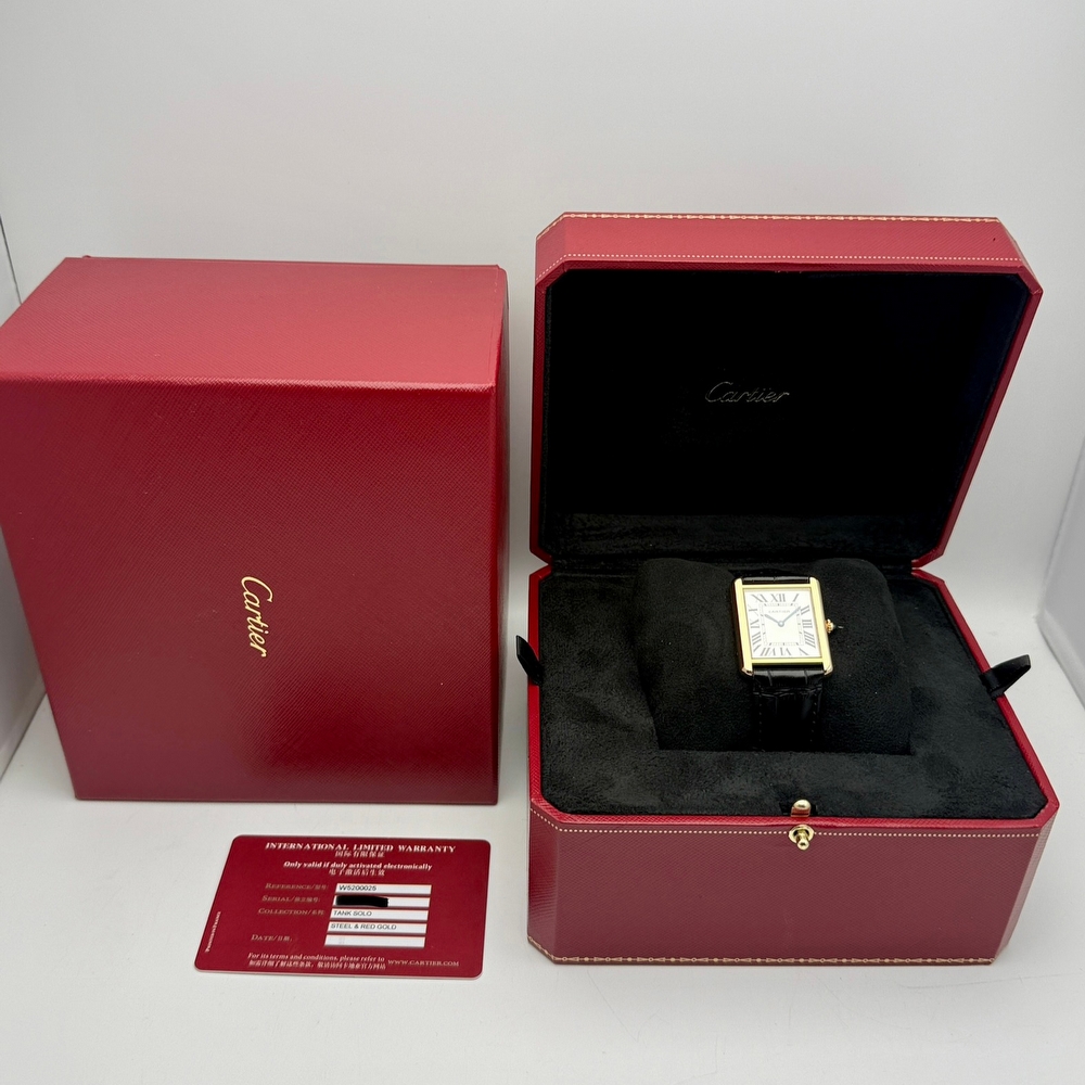 Cartier Tank 18kt Rose Gold 