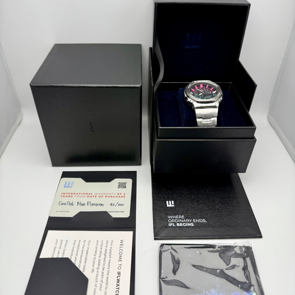 Casio G-Shock CasiOak IFL Blue Flamingo Edition