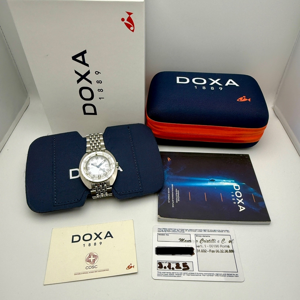 Doxa Sub 300 Whitepearl COSC