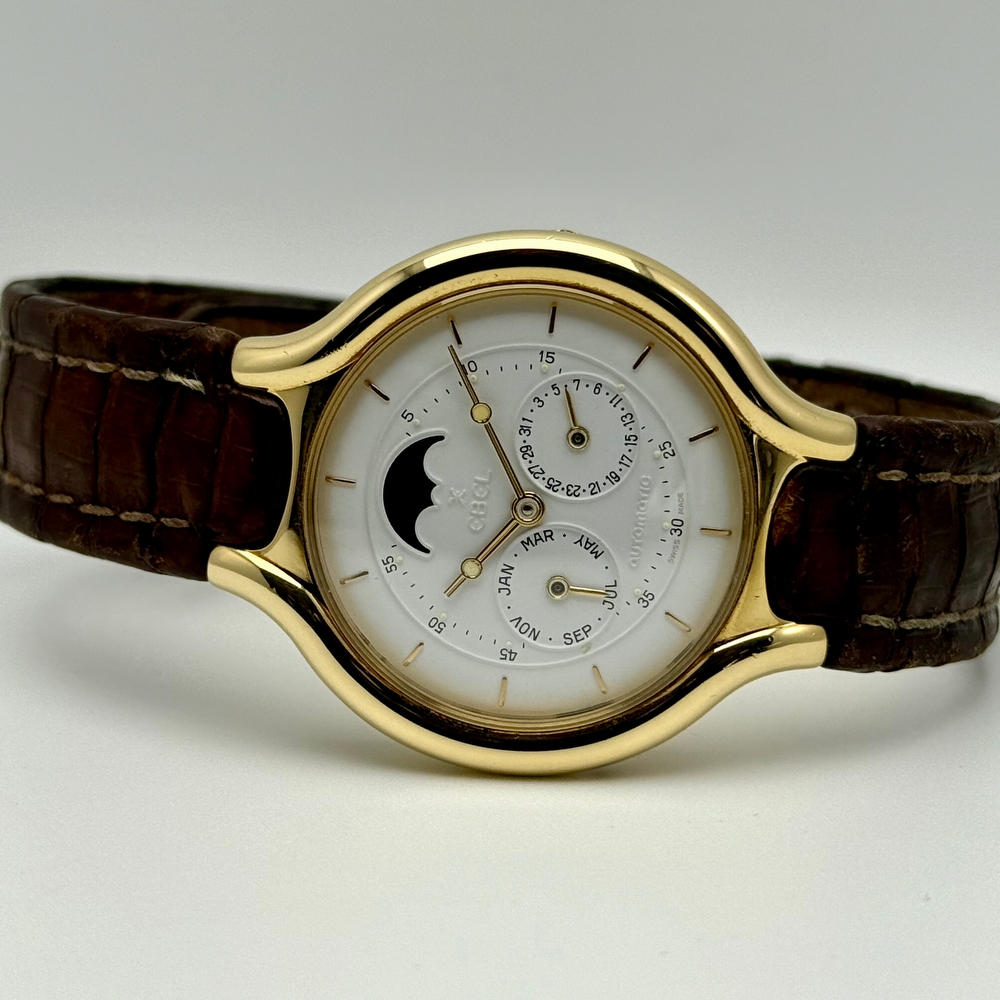 Ebel Beluga Triple Calendar Moonphase 18K