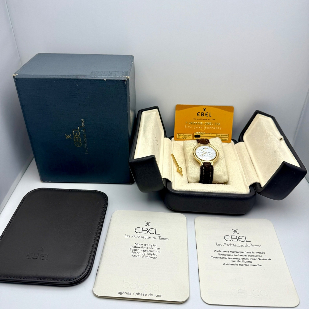 Ebel Beluga Triple Calendar Moonphase 18K