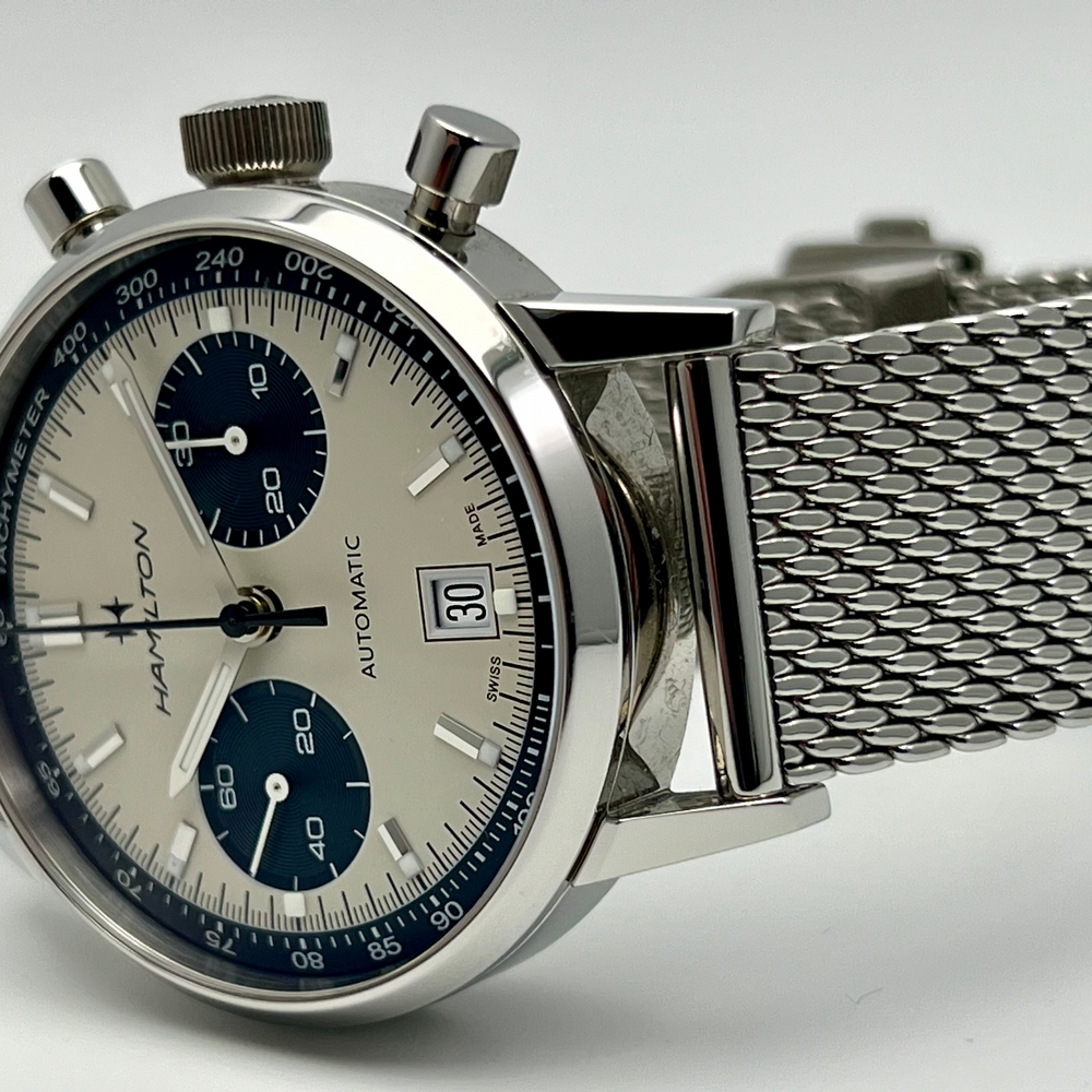Hamilton Intra-Matic Chronograph Panda Dial 