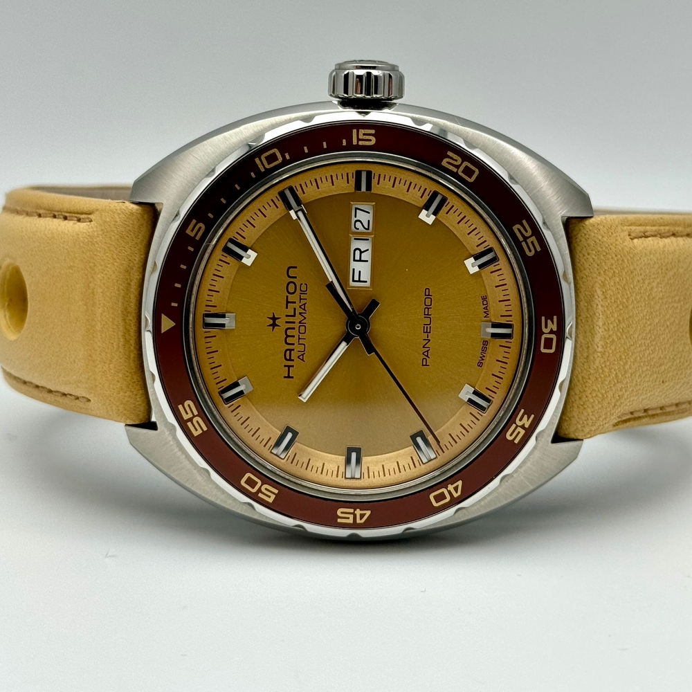 Hamilton Pan Europ Day Date Auto