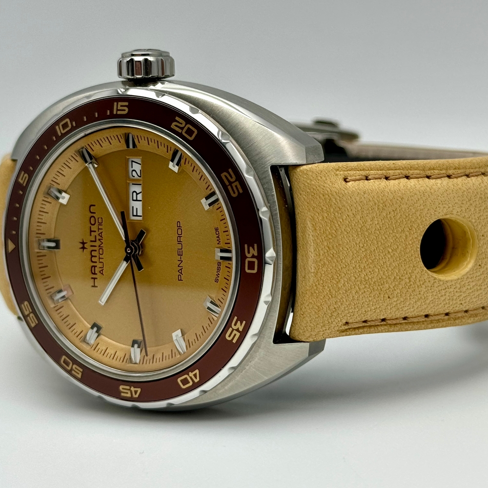 Hamilton Pan Europ Day Date Auto