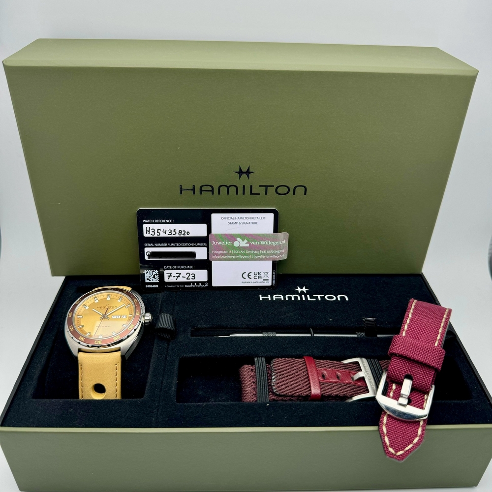 Hamilton Pan Europ Day Date Auto