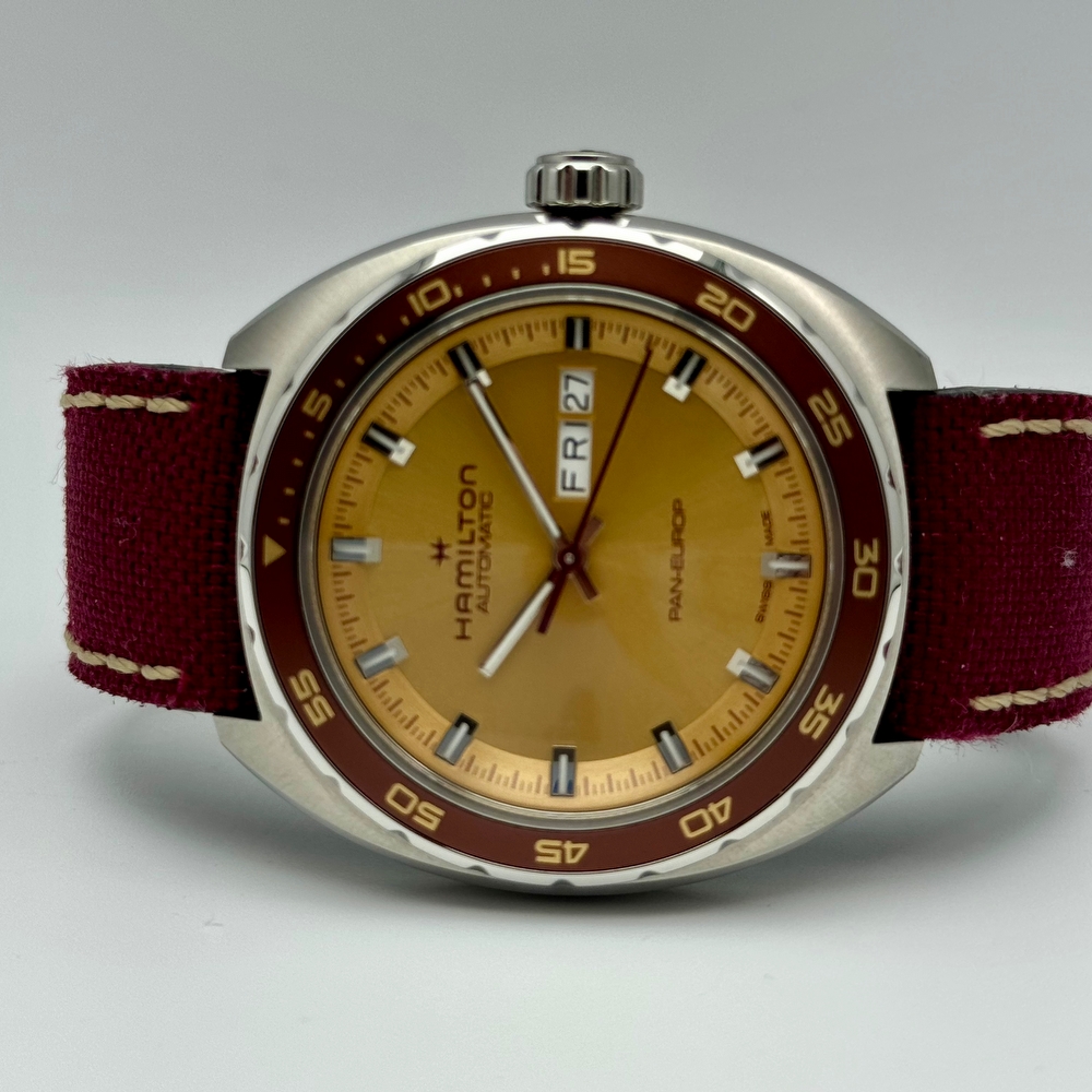 Hamilton Pan Europ Day Date Auto
