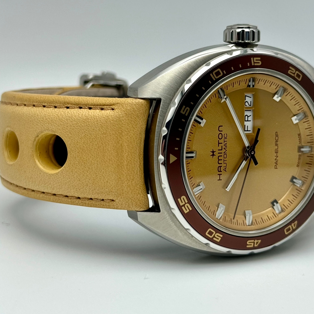 Hamilton Pan Europ Day Date Auto