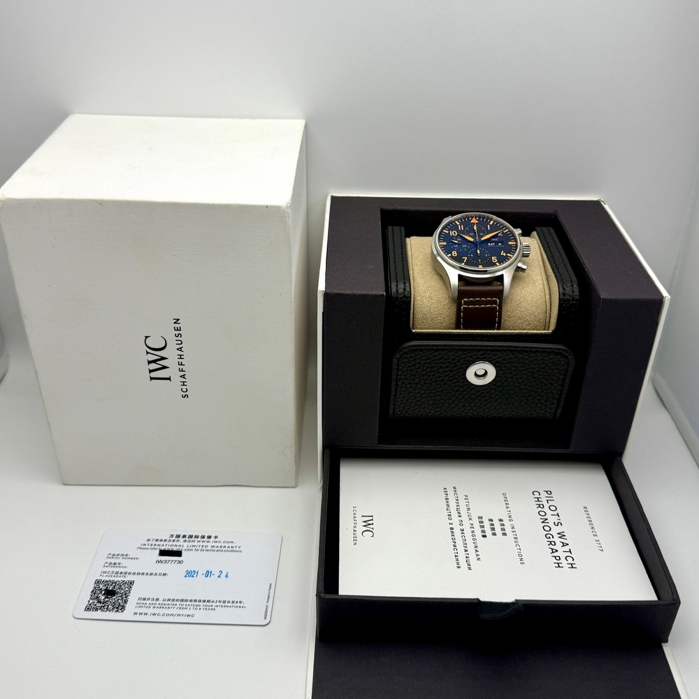 IWC Pilots Watch Orange Storm Chronograph