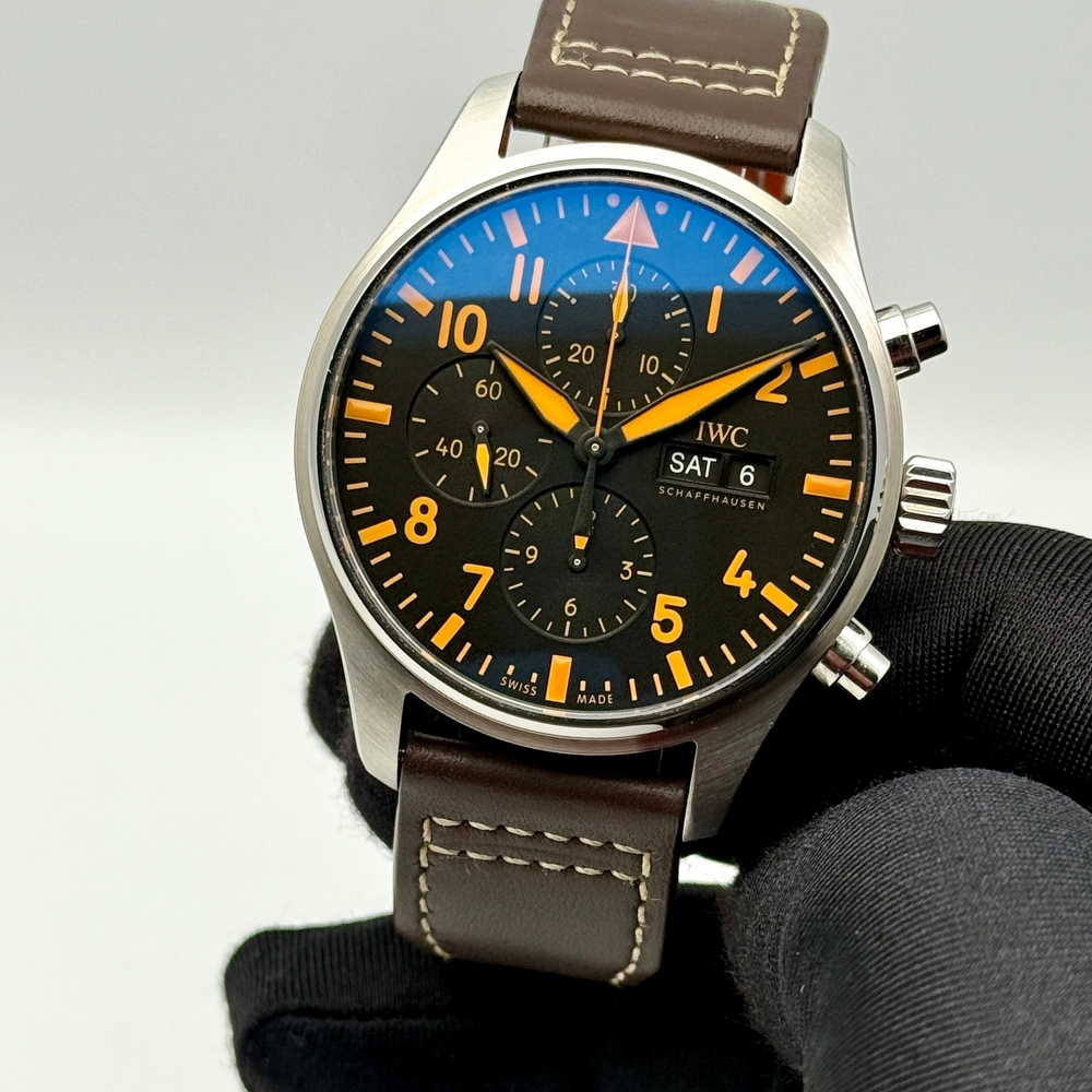 IWC Pilots Watch Orange Storm Chronograph