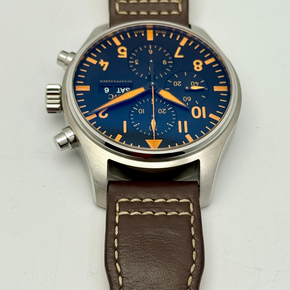 IWC Pilots Watch Orange Storm Chronograph