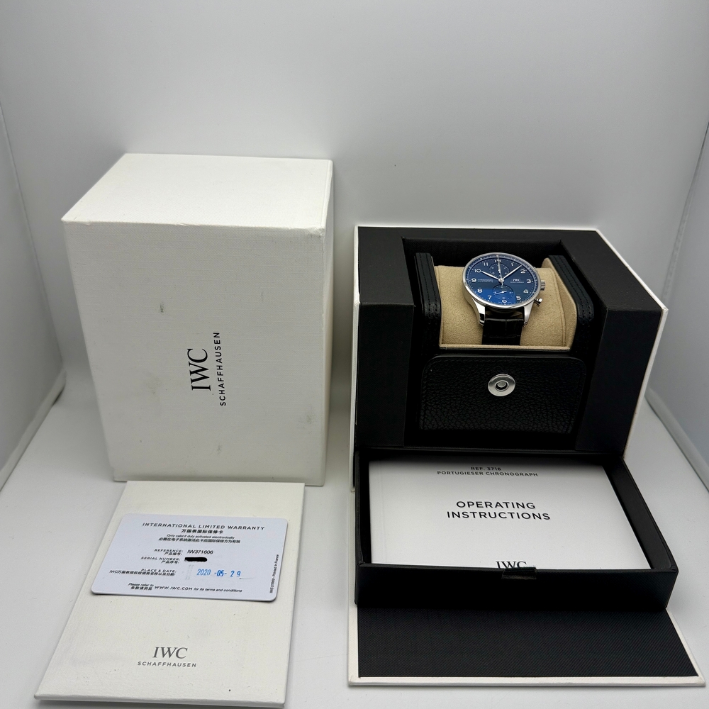 IWC Portugieser Chronograph Blue 
