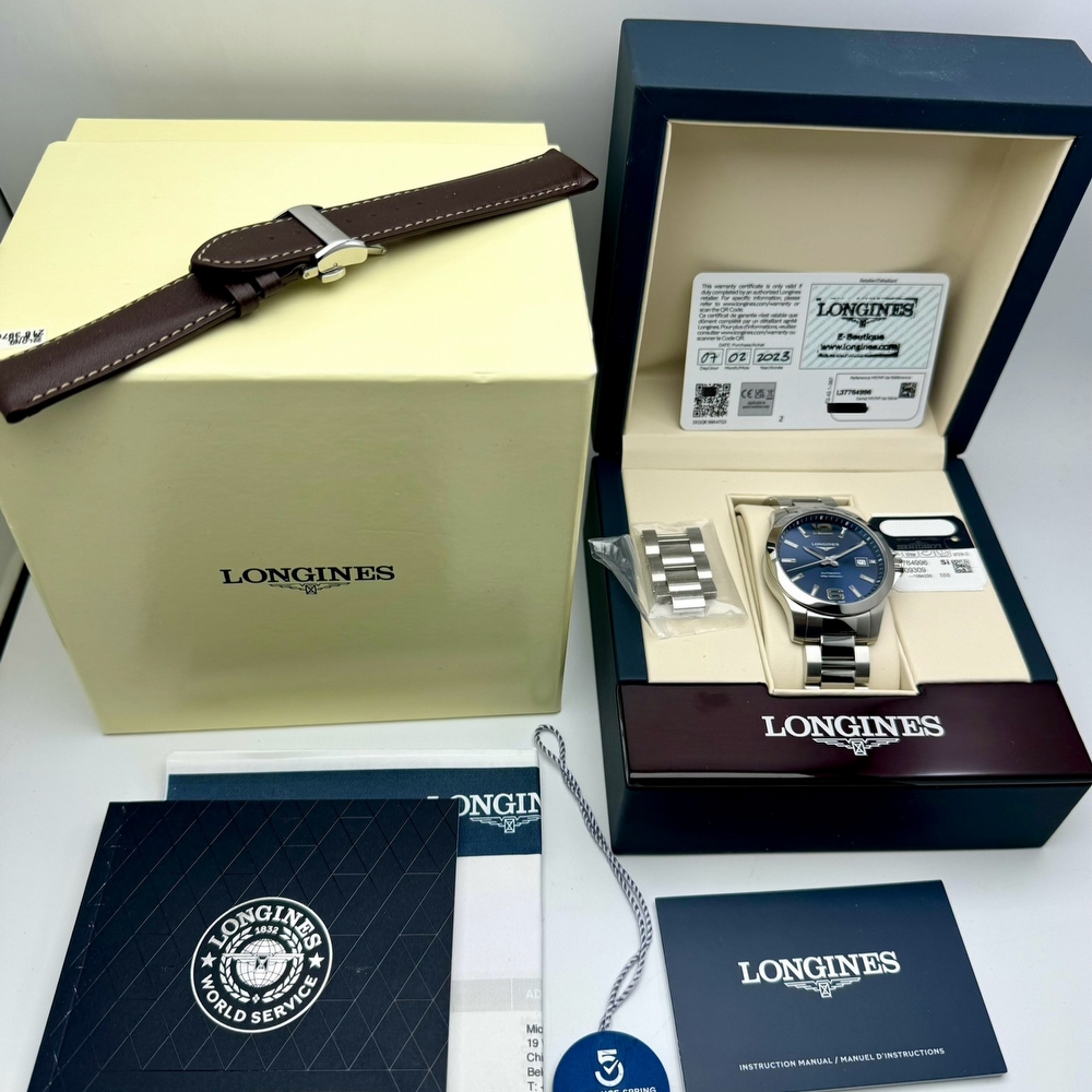Longines Conquest Blue 