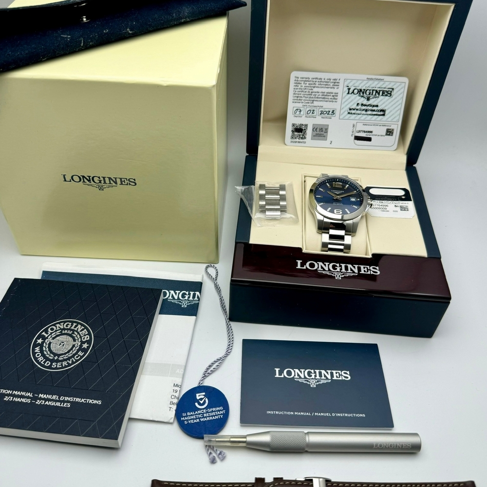 Longines Conquest Blue 
